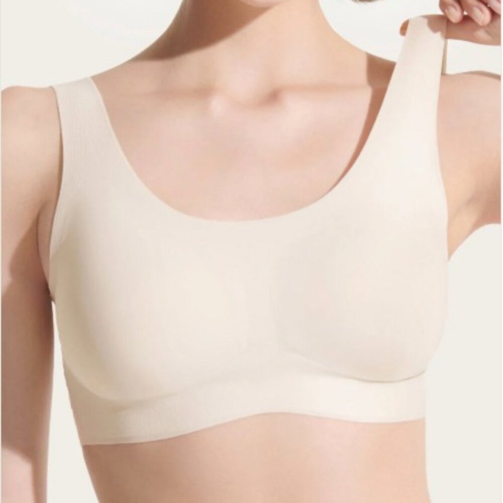 Cloudy Support Classic Wireless Bra - M/Light Beige